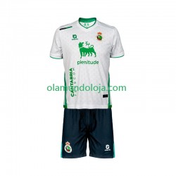 Camisola Santander Criança Equipamento Primeiro 2025-2026 Manga Curta